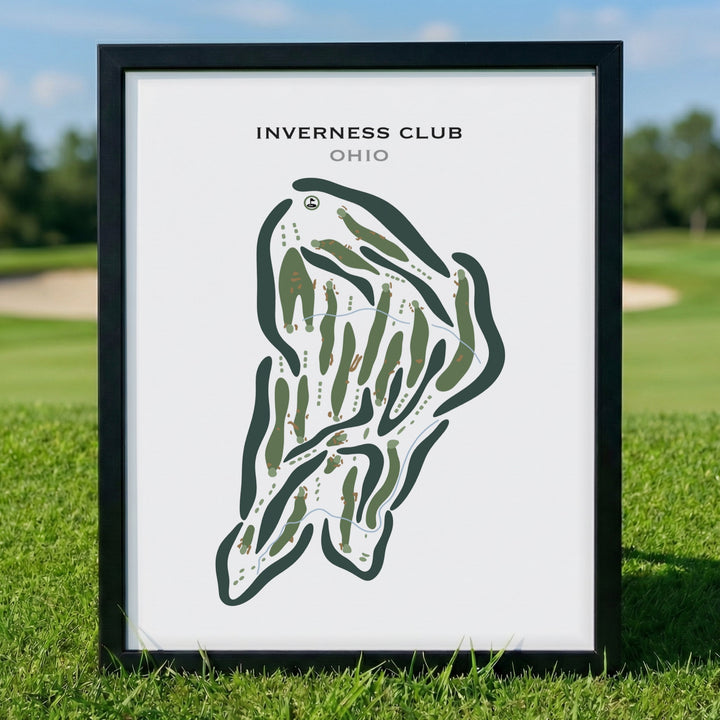 Inverness Club, Ohio - A - Printed Golf Course