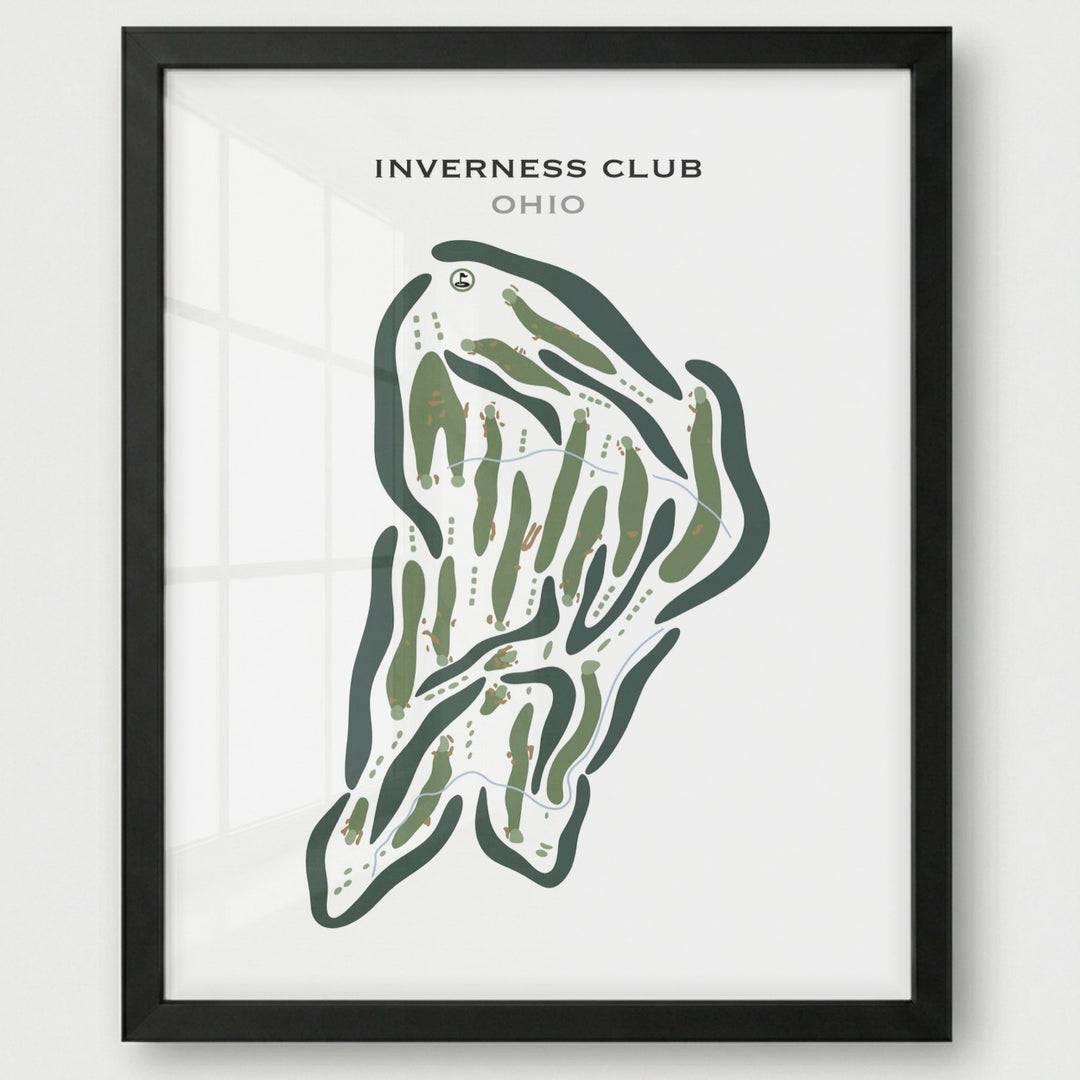 Inverness Club, Ohio - A - Printed Golf Course