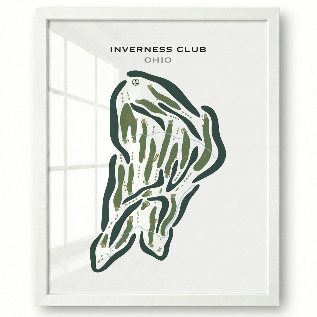 Inverness Club, Ohio - A - Printed Golf Course