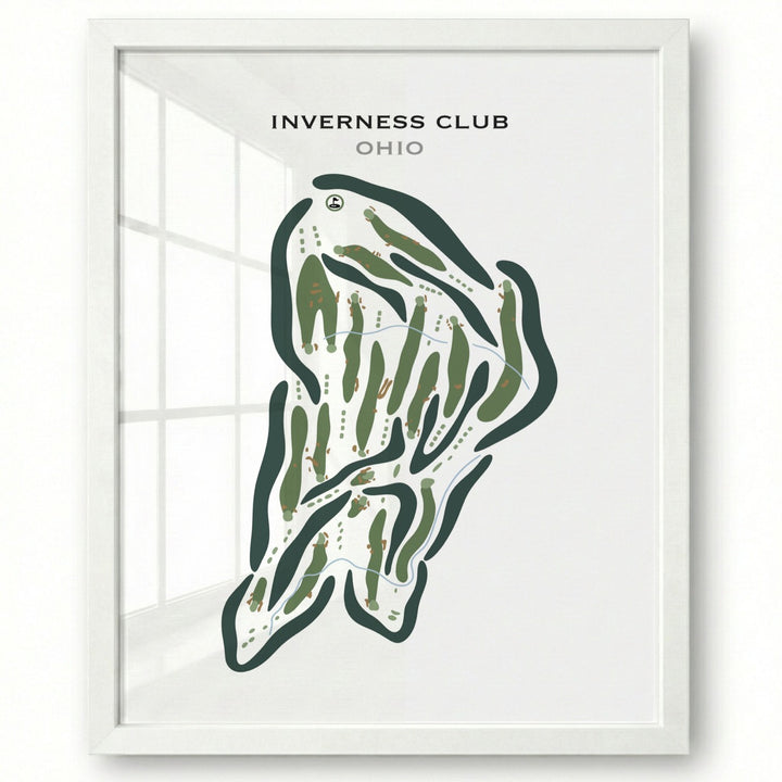 Inverness Club, Ohio - A - Printed Golf Course