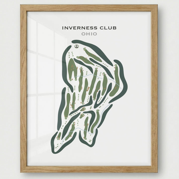 Inverness Club, Ohio - A - Printed Golf Course