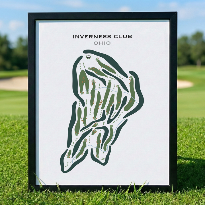 Inverness Club, Ohio - B - Printed Golf Course