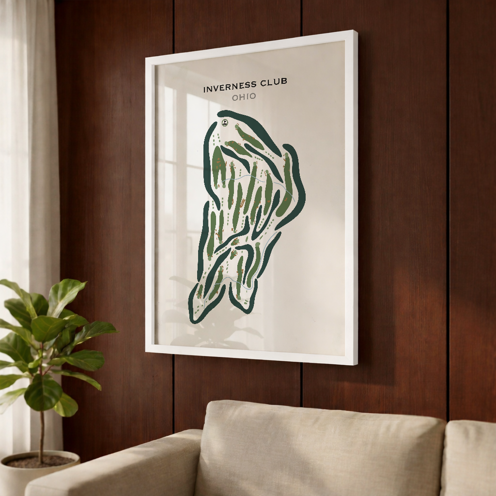 Inverness Club, Ohio - B - Printed Golf Course