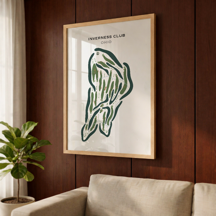Inverness Club, Ohio - B - Printed Golf Course