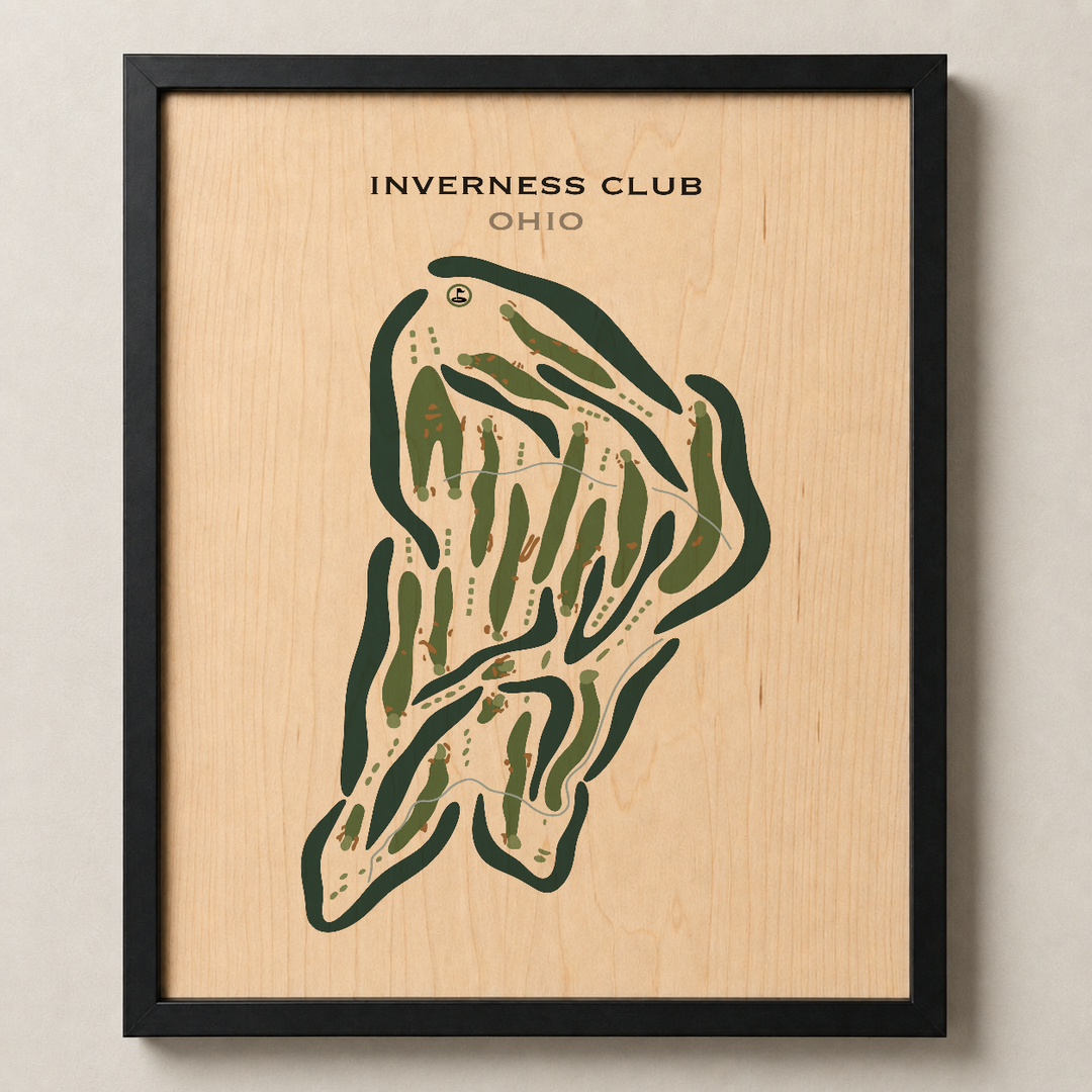 Inverness Club, Ohio - B - Printed Golf Course