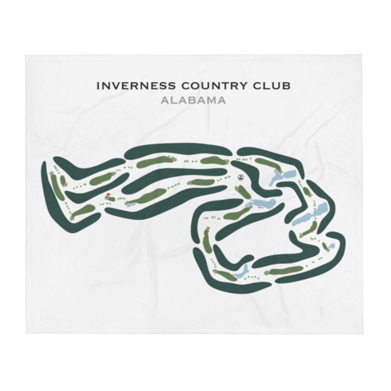 Inverness Country Club, Alabama - Printed Golf Courses