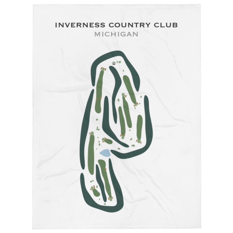 Inverness Country Club, Michigan - Printed Golf Courses