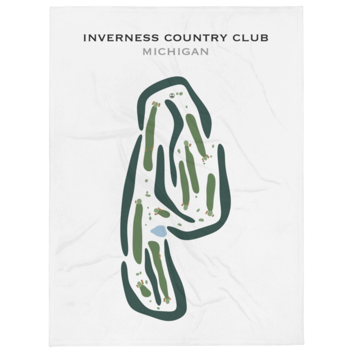 Inverness Country Club, Michigan - Printed Golf Courses