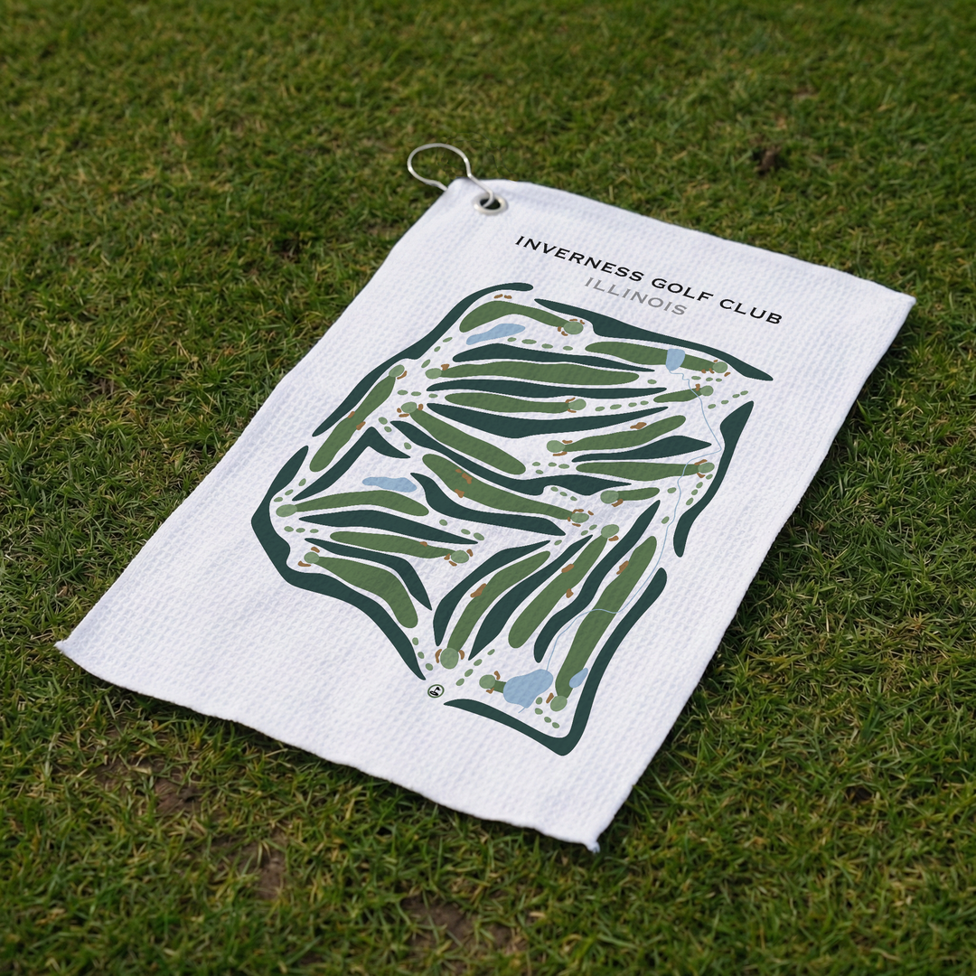 Inverness Golf Club, Illinois - Printed Golf Courses
