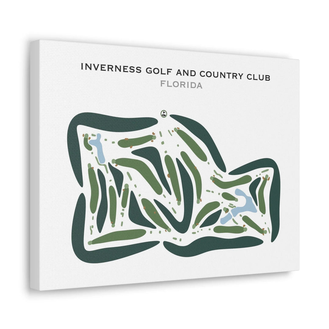 Inverness Golf & Country Club, Florida - Printed Golf Courses
