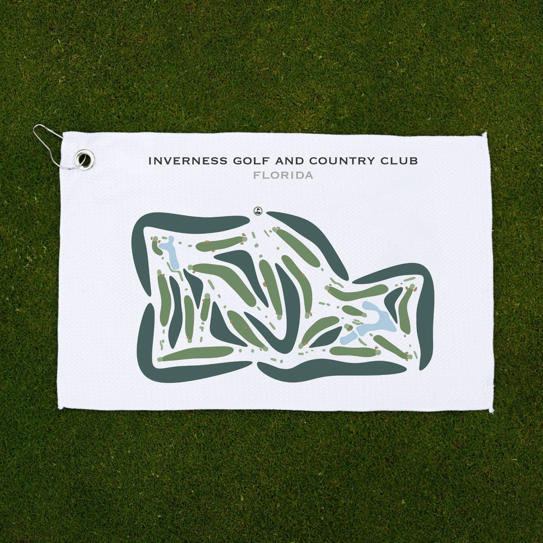 Inverness Golf & Country Club, Florida - Printed Golf Courses