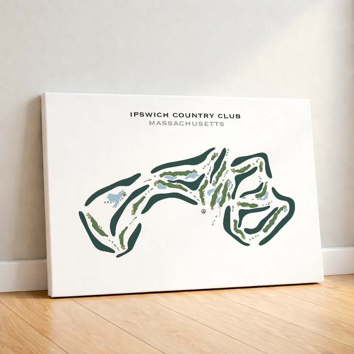 Ipswich Country Club, Massachusetts - Printed Golf Courses
