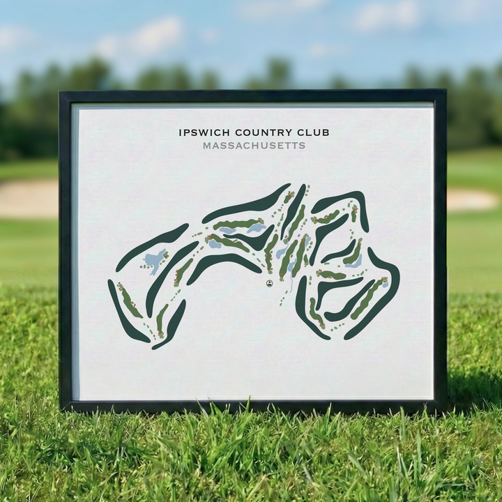 Ipswich Country Club, Massachusetts - Printed Golf Courses