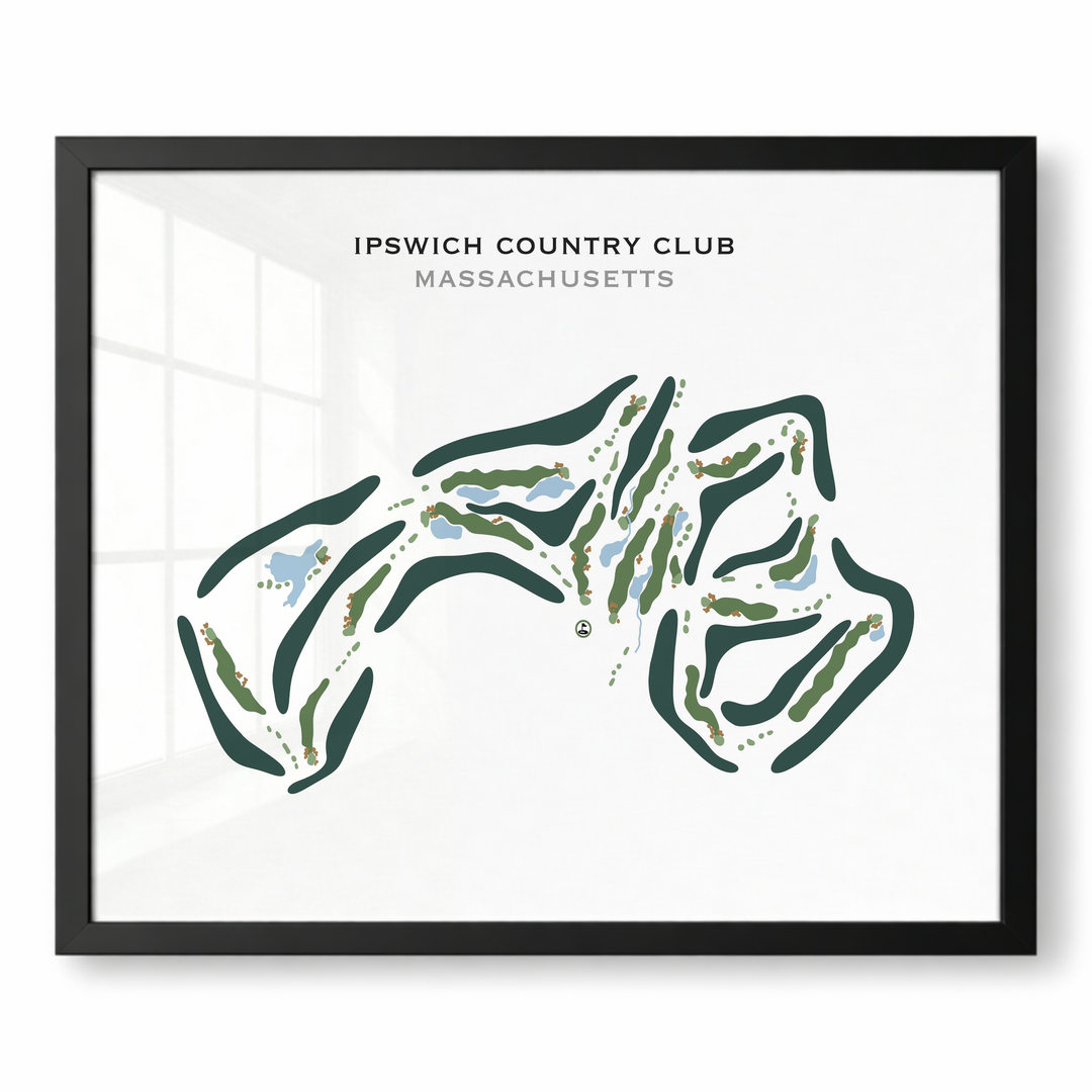 Ipswich Country Club, Massachusetts - Printed Golf Courses