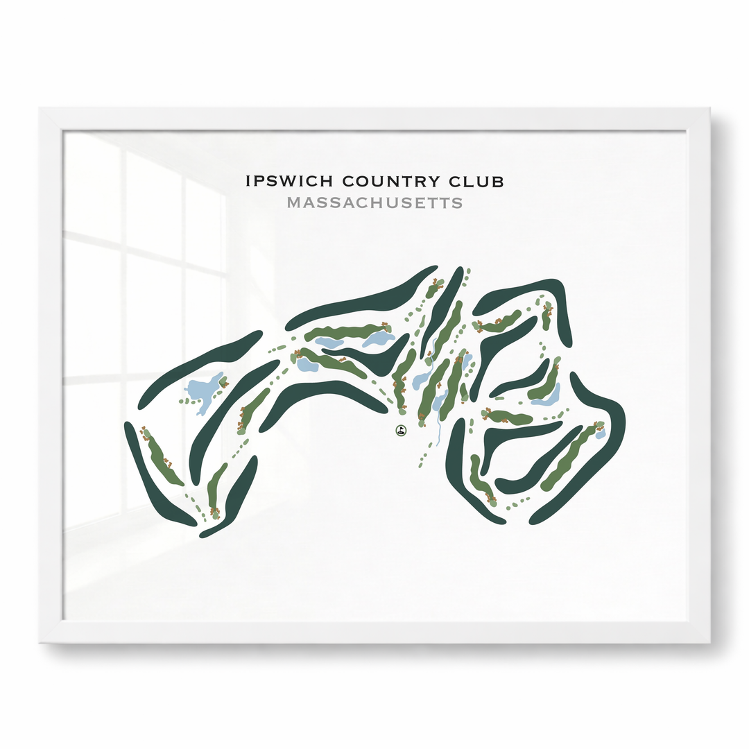 Ipswich Country Club, Massachusetts - Printed Golf Courses