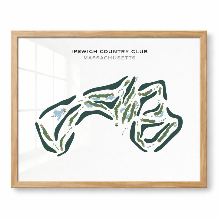 Ipswich Country Club, Massachusetts - Printed Golf Courses