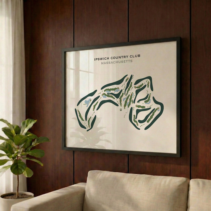 Ipswich Country Club, Massachusetts - Printed Golf Courses