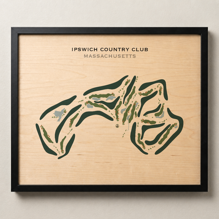 Ipswich Country Club, Massachusetts - Printed Golf Courses