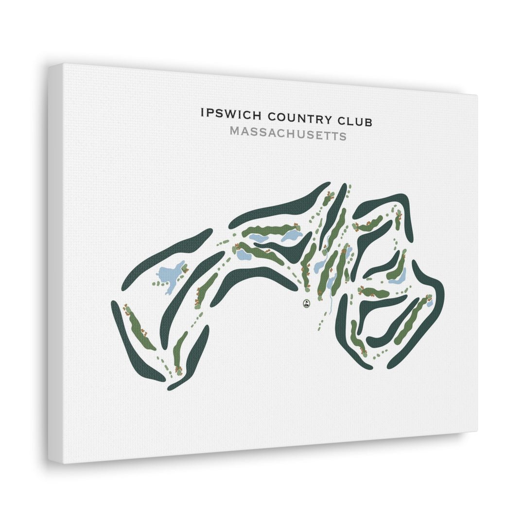 Ipswich Country Club, Massachusetts - Printed Golf Courses
