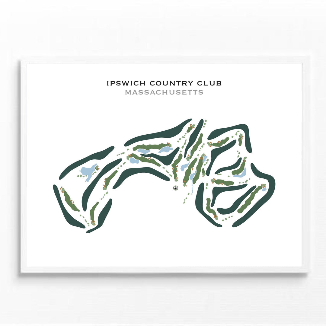 Ipswich Country Club, Massachusetts - Printed Golf Courses