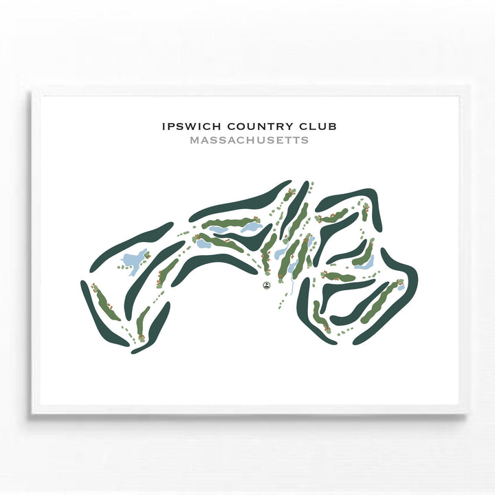 Ipswich Country Club, Massachusetts - Printed Golf Courses