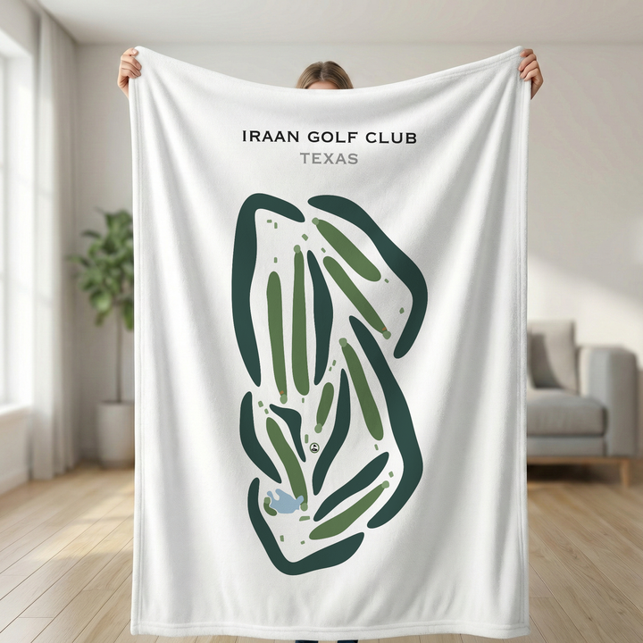 Iraan Golf Club, Texas - Printed Golf Courses