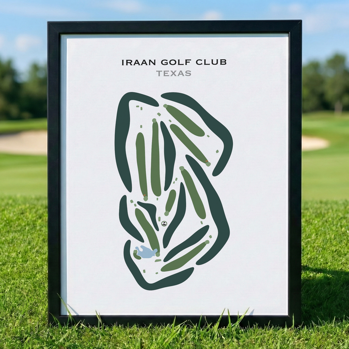 Iraan Golf Club, Texas - Printed Golf Courses