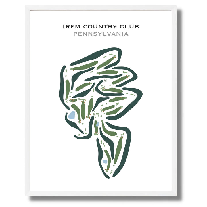 Irem Country Club, Pennsylvania - Printed Golf Courses