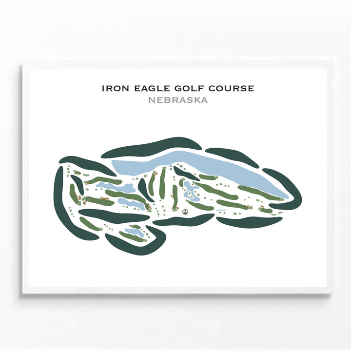 Iron Eagle Golf Course, Nebraska - Printed Golf Courses