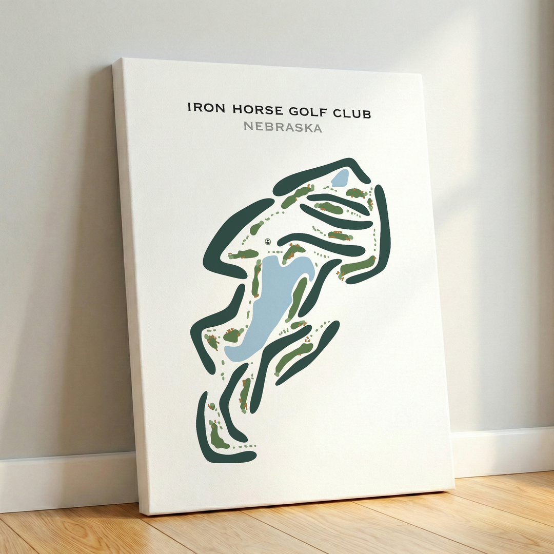 Iron Horse Golf Club, Nebraska - Printed Golf Courses