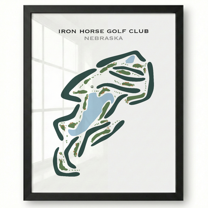 Iron Horse Golf Club, Nebraska - Printed Golf Courses