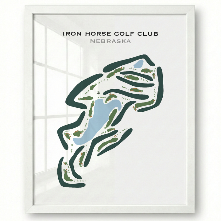 Iron Horse Golf Club, Nebraska - Printed Golf Courses