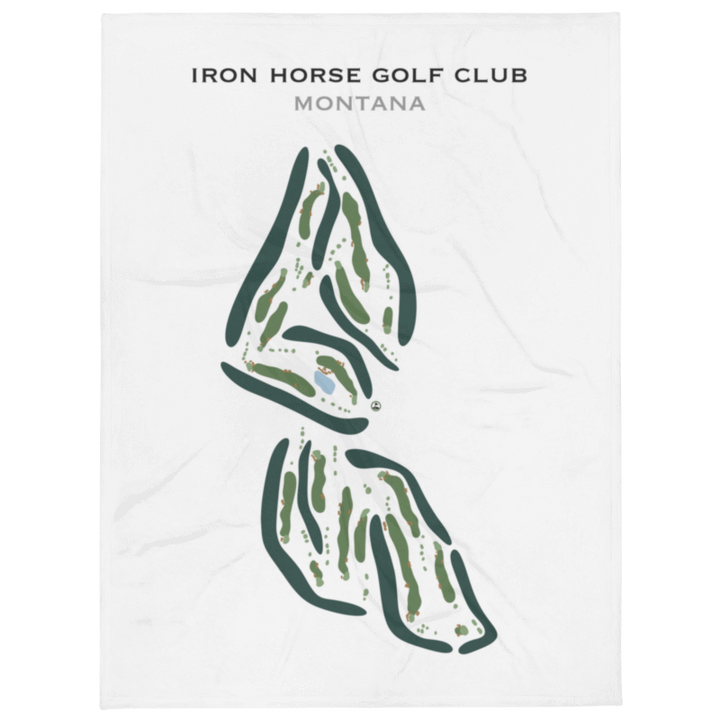Iron Horse Golf Club, Montana - Printed Golf Course