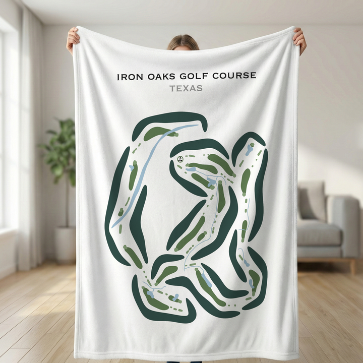 Iron Oaks Golf Course, Texas - Printed Golf Courses