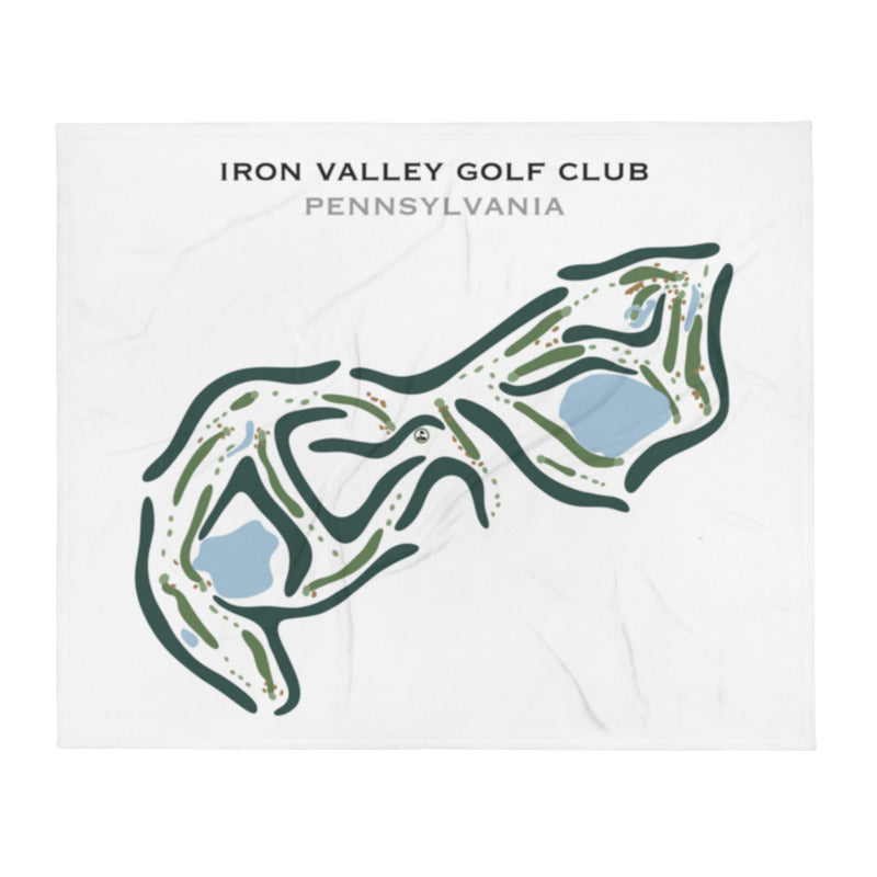 Iron Valley Golf Club, Pennsylvania - Printed Golf Courses