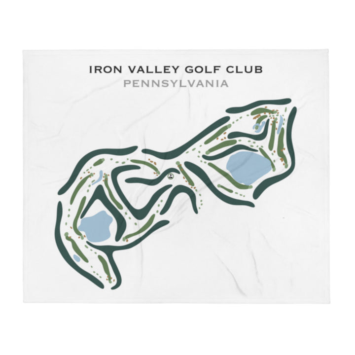 Iron Valley Golf Club, Pennsylvania - Printed Golf Courses