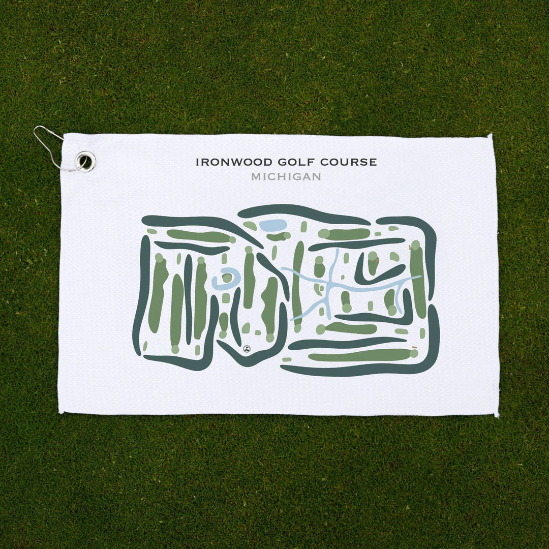 Ironwood Golf Course, Michigan - Printed Golf Courses