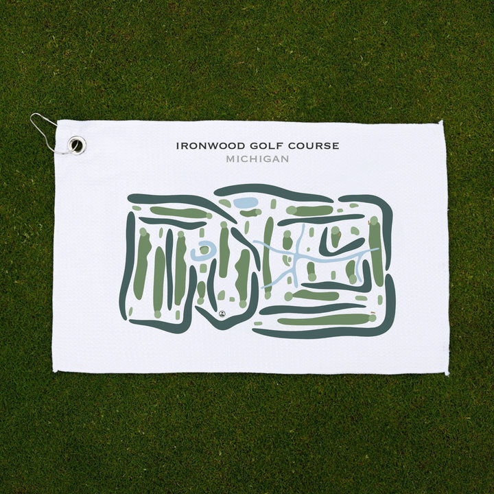 Ironwood Golf Course, Michigan - Printed Golf Courses