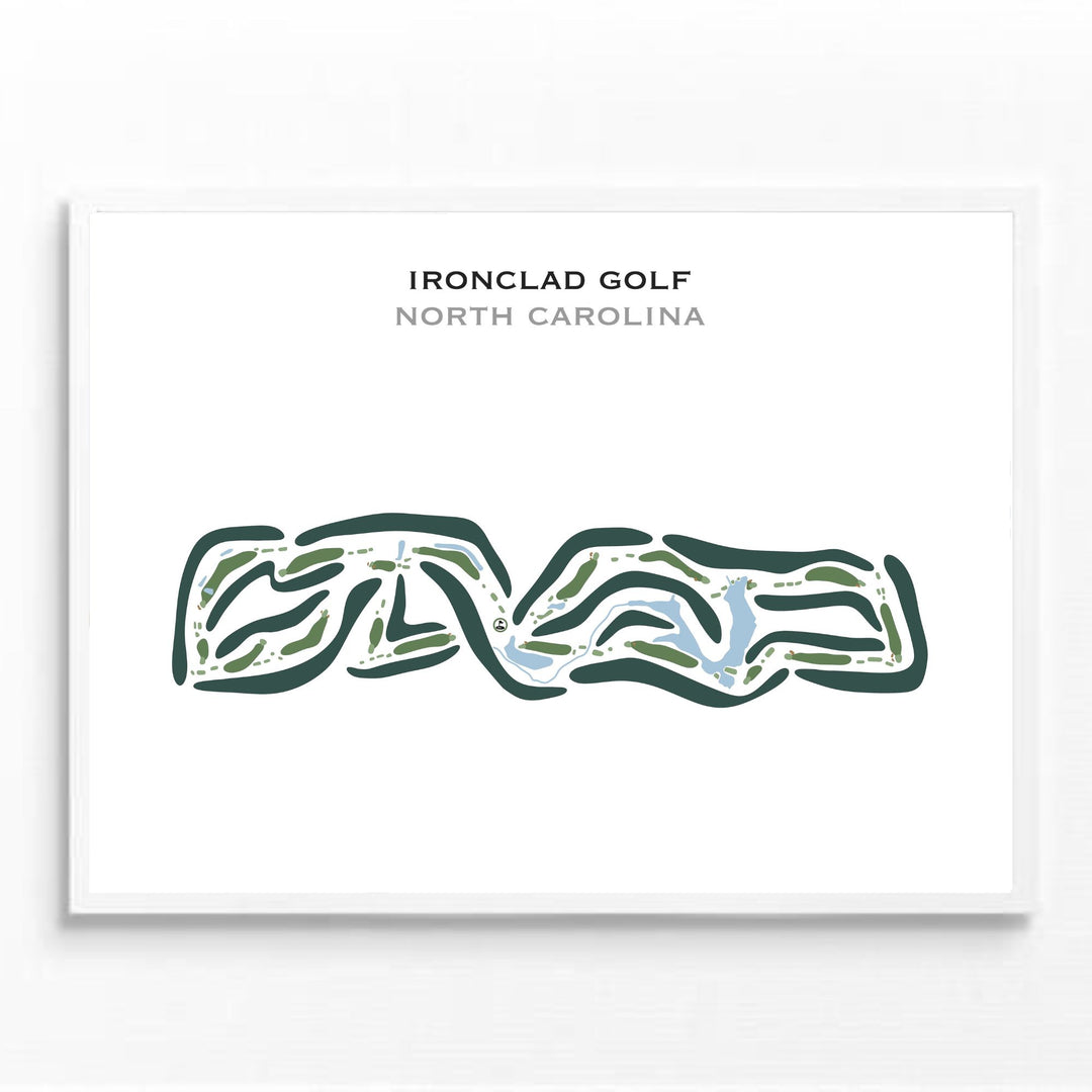 Ironclad Golf, North Carolina - Printed Golf Courses