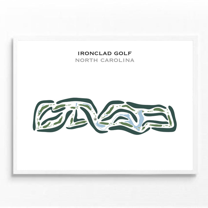 Ironclad Golf, North Carolina - Printed Golf Courses