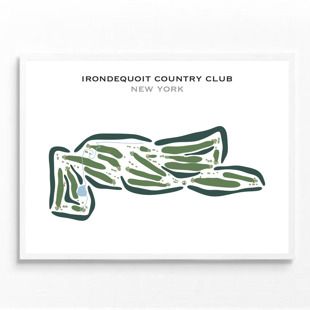 Irondequoit Country Club, New York - Printed Golf Courses