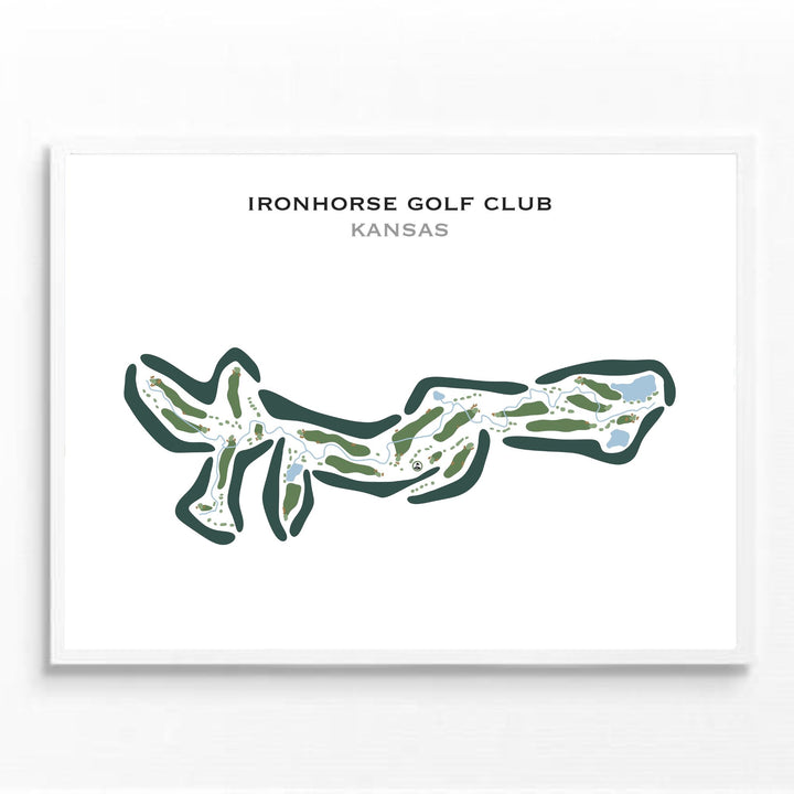 Ironhorse Golf Club, Kansas - Printed Golf Courses