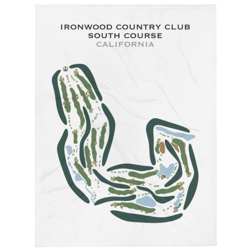 Ironwood Country Club, South Course, California - Printed Golf Courses