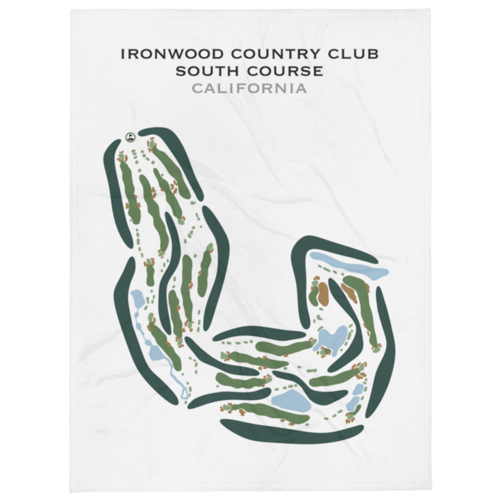 Ironwood Country Club, South Course, California - Printed Golf Courses