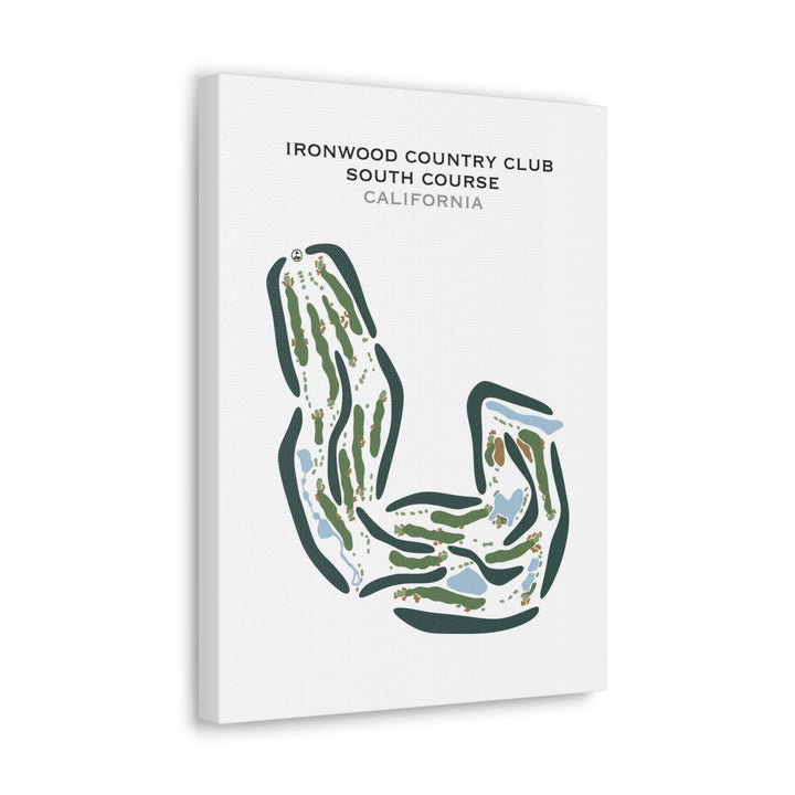 Ironwood Country Club, South Course, California - Printed Golf Courses