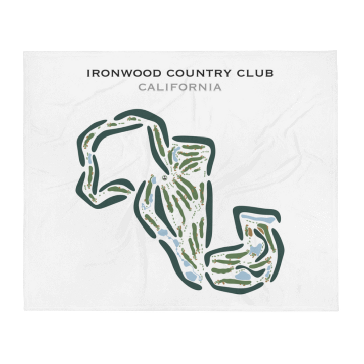 Ironwood Country Club, California - Printed Golf Courses