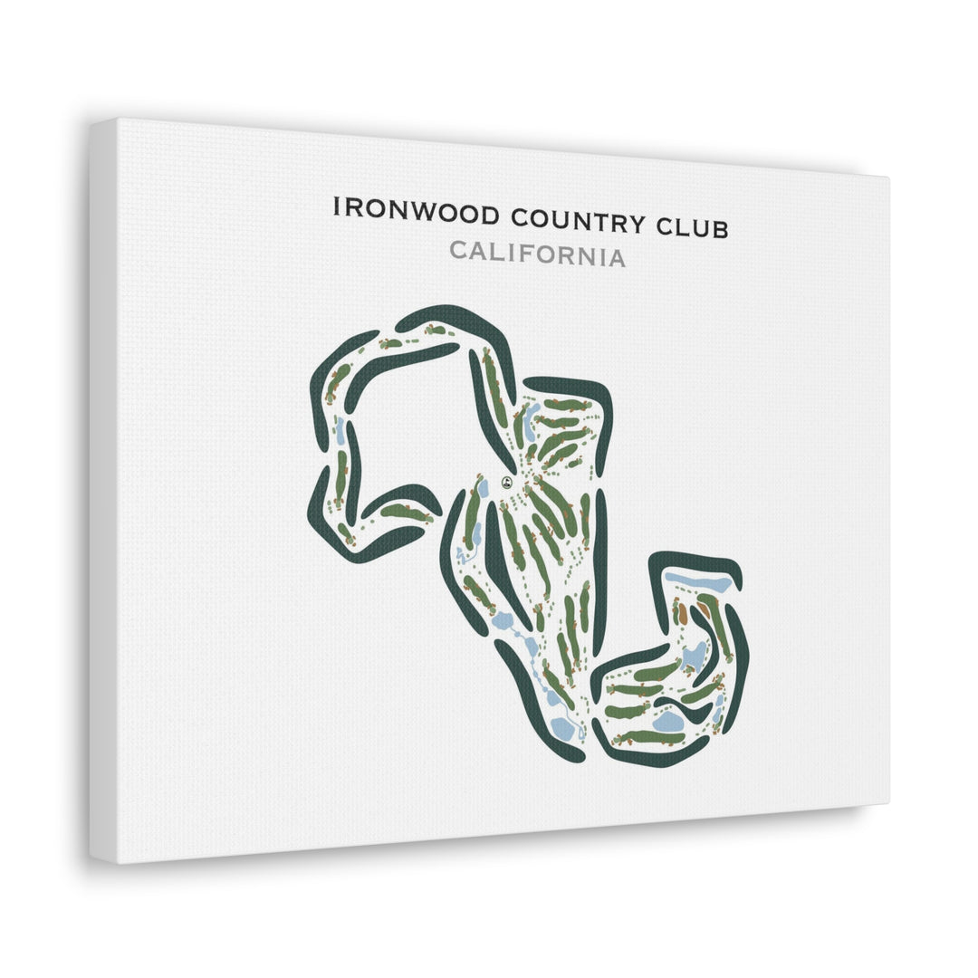 Ironwood Country Club, California - Printed Golf Courses