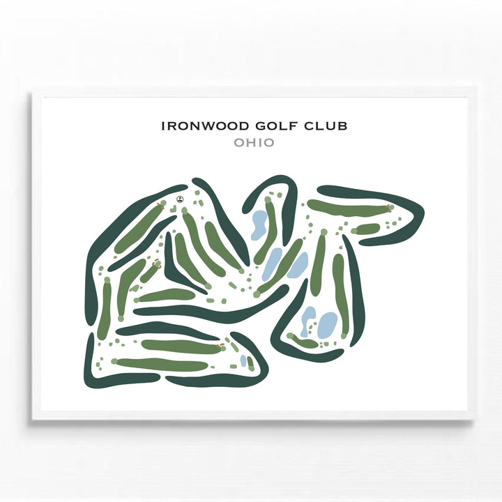 Ironwood Golf Club, Ohio - Printed Golf Courses