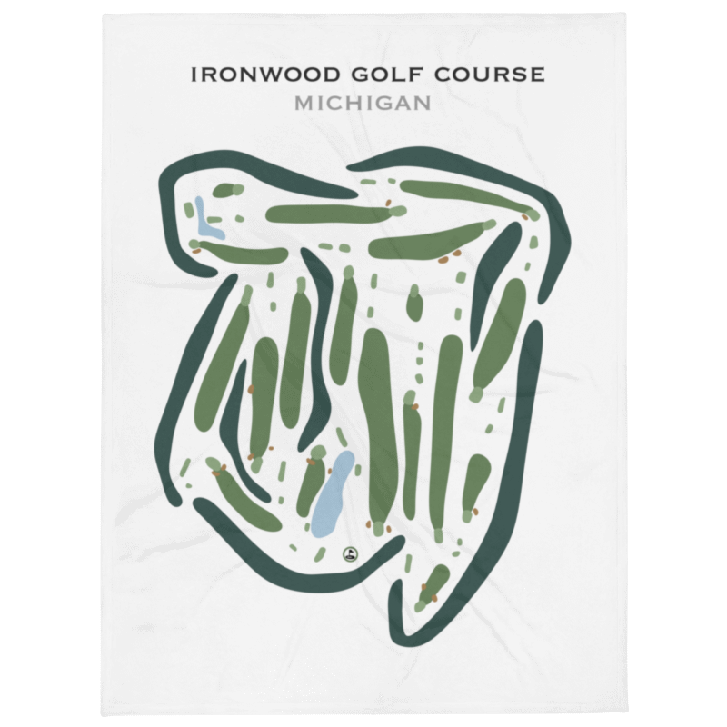 Ironwood Golf Course, Michigan - Printed Golf Courses
