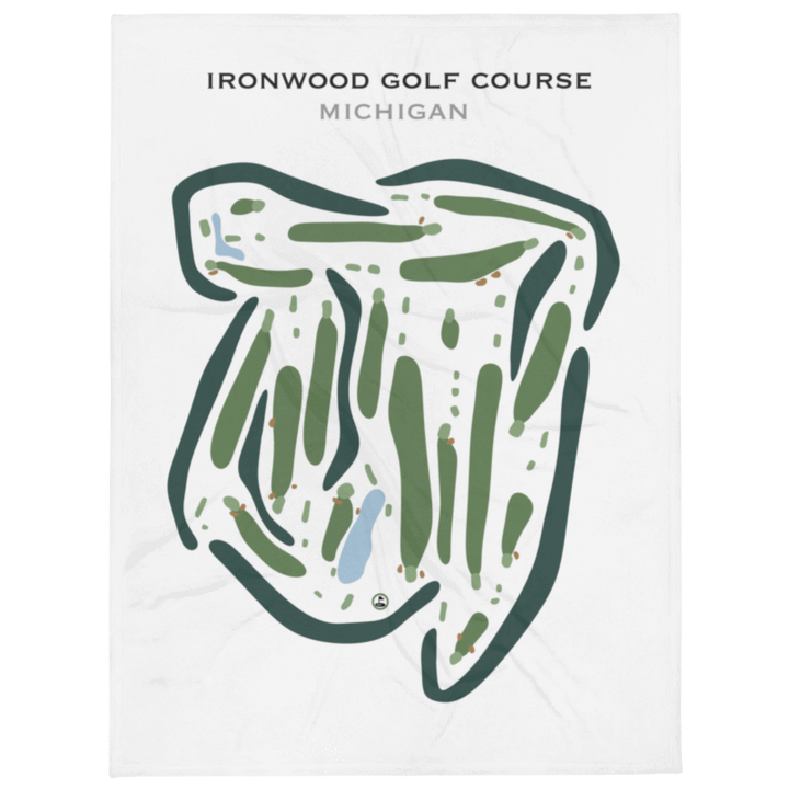 Ironwood Golf Course, Michigan - Printed Golf Courses